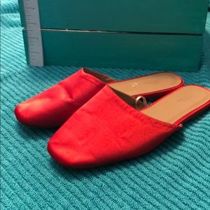 Urban Outfitters Red Mules